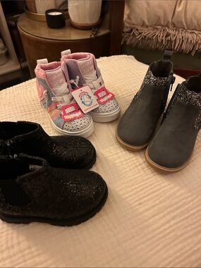 Girls bundle of adorable shoes/ boots- new, never worn